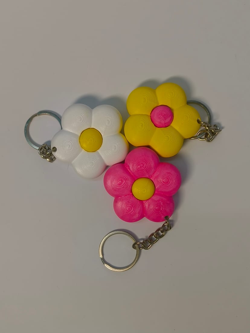 Flower buddy Keychain